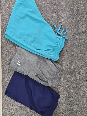 BCG Shorts, Lot of 3, Various Styles, Blues & Gray, Size XS, Great Condition